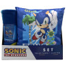 Ensemble de couvertures et de coussins Sonic