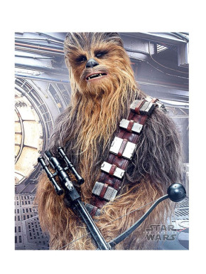 Mini Poster (Chewbacca Bowcaster) The Last Jedi