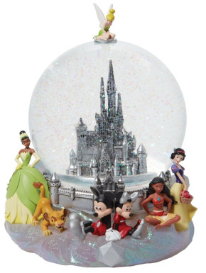 Vitrine boule de neige Disney 100e anniversaire