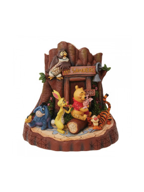 Figura Winnie The Pooh Carved By Heart Disney