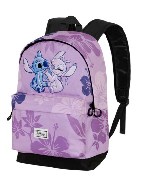 Lilo y Stitch Stitch & Angel Mochila HS FAN 2.0, Lila