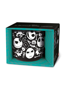 Taza Pesadilla Antes de Navidad Jack Skellington y Zero