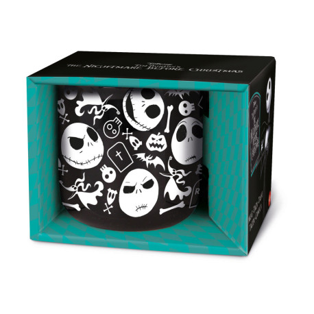 Taza Pesadilla Antes de Navidad Jack Skellington y Zero