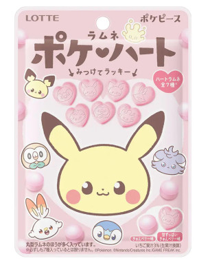 Caramelos Lotte Heart ramune edición Pokémon 40g