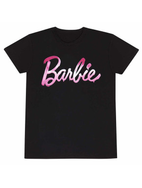 T-shirt Barbie logo bubble gum