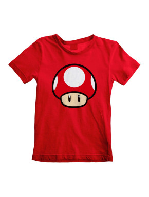 Camiseta Infantil Super Mario Champi