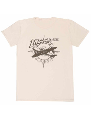 T-shirt Indiana Jones avion et boussole