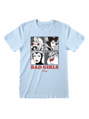 Camiseta celeste Villanas Bad girls