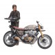 Figure Daryl Dixon with motorcycle 25 cm