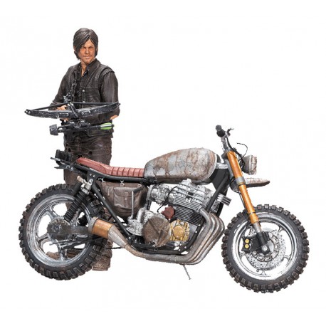 Figura Daryl Dixon con la moto da 25 cm