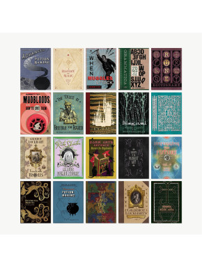 Harry Potter Minalima Magic Books Postcards Set