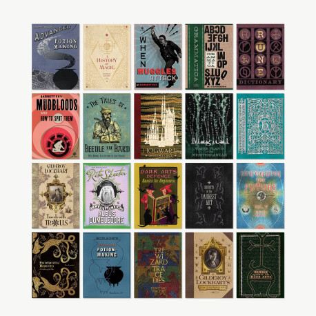 Set de postales Hogwarts Harry Potter Minalima