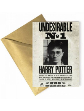 Tarjeta Lenticular Undesesable Nº1 Harry Potter