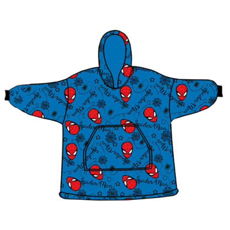 Poncho Marvel infantil franela