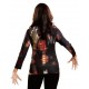 T-shirt Cosplay Zombie femme