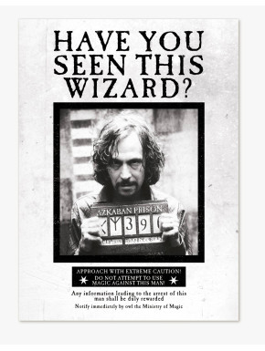 Póster Sirius Black Harry Potter