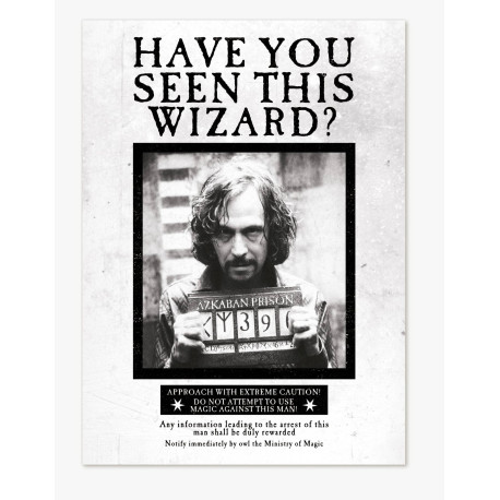 Póster Sirius Black Harry Potter