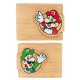 Portefeuille de Super Mario au fini grain de bois