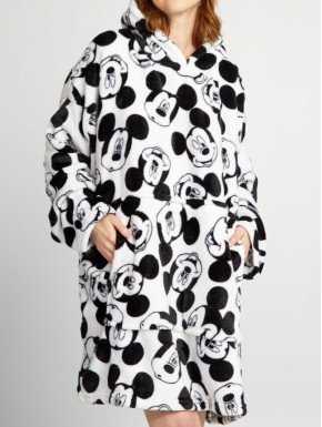 Poncho Mickey Disney flanelle adulte