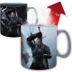 THE WITCHER - Mug Heat Change - 460 ml - Geralt & Ciri - with box x2