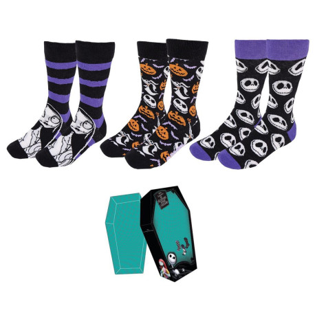 Paquet de 3 chaussettes "Nightmare Before Christmas