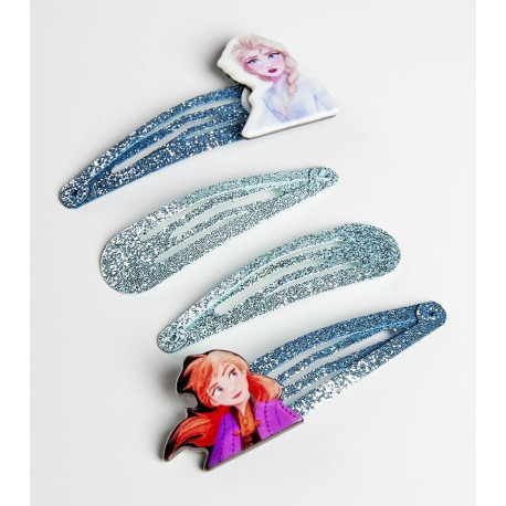 ACCESORIOS PELO CLIPS 4 PIEZAS FROZEN 2