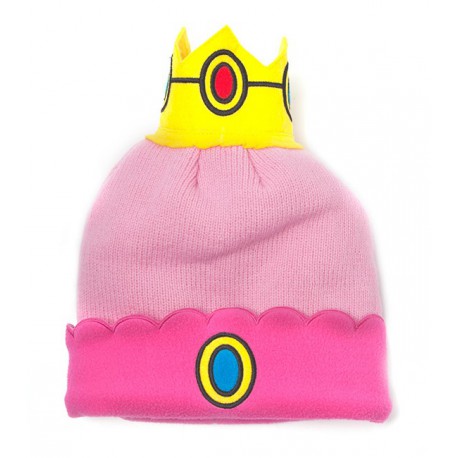 Beanie Hat Nintendo Peach Crown