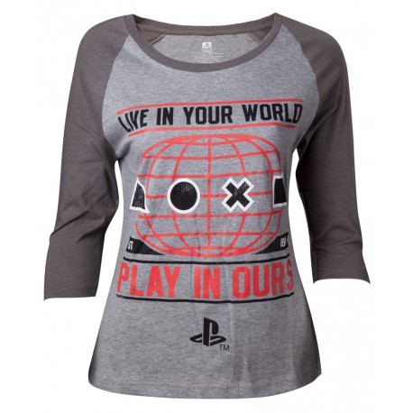 Camiseta chica PlayStation world