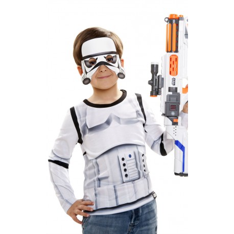 Camiseta Cosplay Star Wars Trooper niño