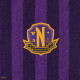 Wednesday Bufanda Nevermore Academy Purple 190 cm