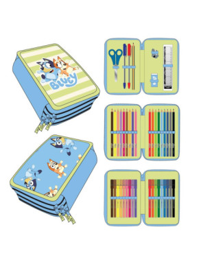 TROUSSE À CRAYONS BLUEY AVEC ACCESSOIRES