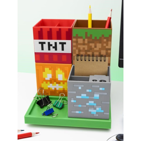 Organisateur de bureau Minecraft