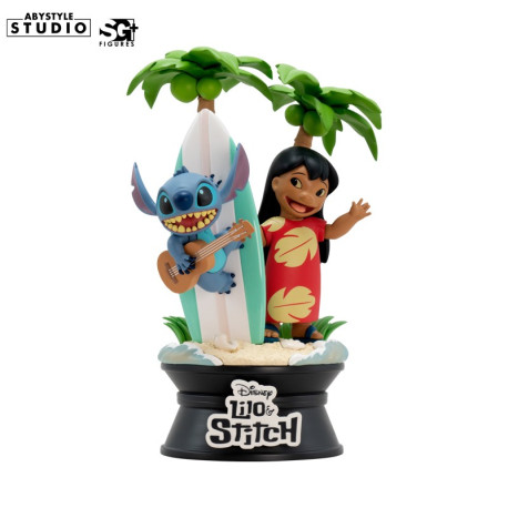 DISNEY - Figurine "Lilo & Stitch Surfboard" x2