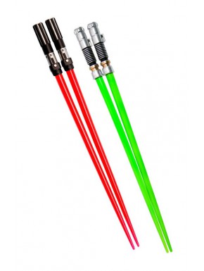 Duo palillos sable laser Luke y Vader