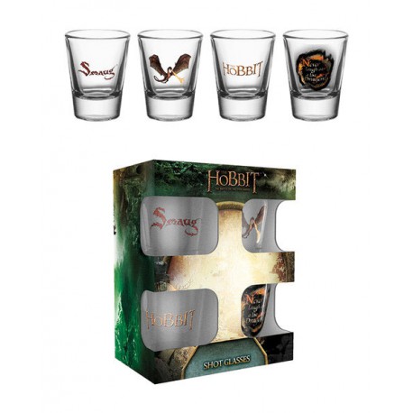 Ensemble de verres à bilbo Le Hobbit