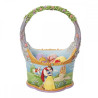 Cesta De Pascua Con 3 Huevos Blancanieves