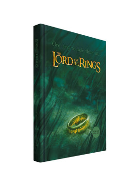 Caderno com luz O Senhor dos Anéis