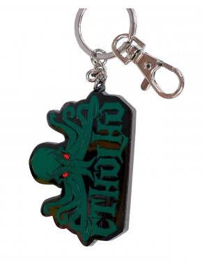Porte-clés métal Cthulhu avec logo
