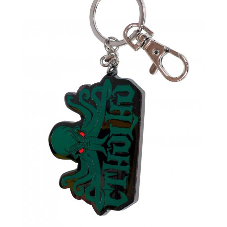 Metal key ring Cthulhu logo