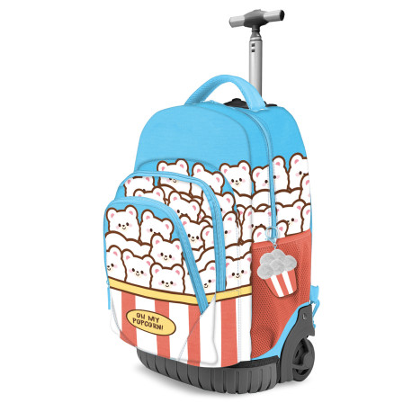 Mochilla trolley Oh My Pop! Azul Palomitas