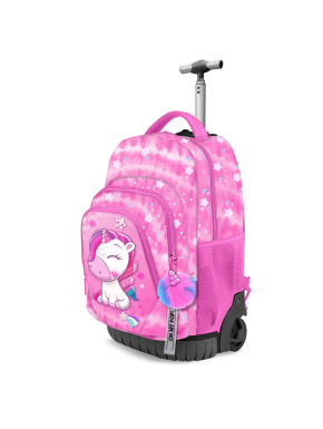 Sac à roulettes Oh My Pop ! pour licorne rose