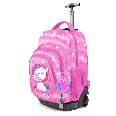 Sac à roulettes Oh My Pop ! pour licorne rose