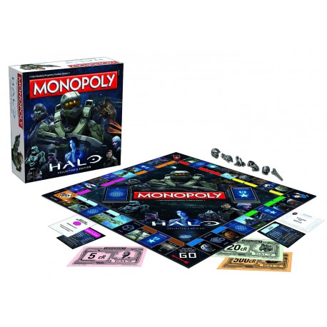 Monopoly here and now Edition Halo in English