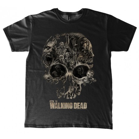 Walking Dead Camiseta Skull