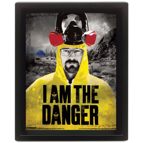 Poster 3D I am the danger Breaking Bad