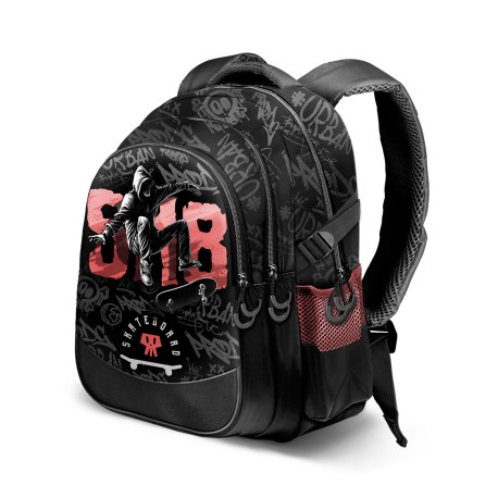 Mochila SK8 Estilo Urbano Negro