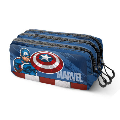 Etui bleu Captain America