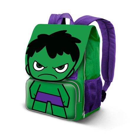 Mochila escolar Hulk Verde