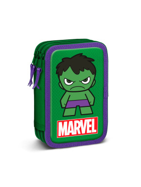 Estuche plumier Hulk Verde