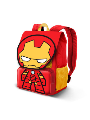 Mochila escolar Iron Man Rojo